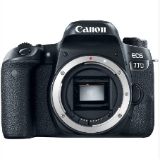 照相機 佳能/CANON EOS-77D 2.5-3.0英寸 2000-2999萬 單反相機 APS-C SD卡 單鏡頭套機 黑色