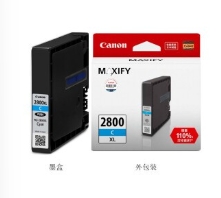 墨盒 佳能/CANON PGI-2800XL 分體式墨盒 500頁及以下 普通裝 青色